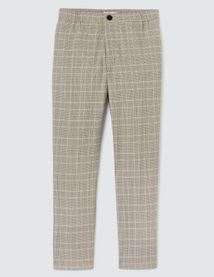 Pantalon de ville à carreaux