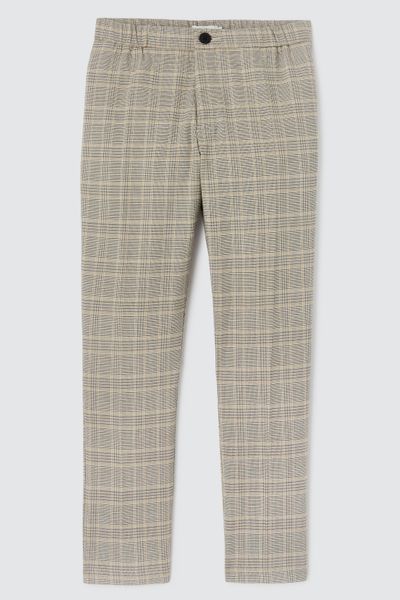 Pantalon de ville à carreaux