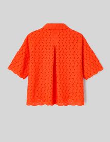 Chemisette en broderie anglaise