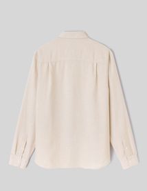 Chemise manches longues viscose lin