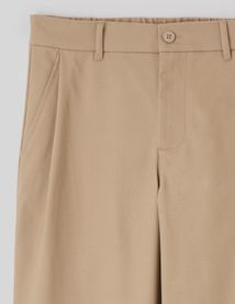 Pantalon chino &agrave; pinces