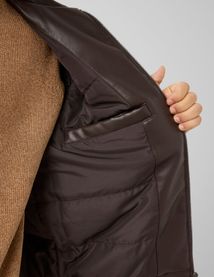 Blouson zipp&eacute; tissu enduit