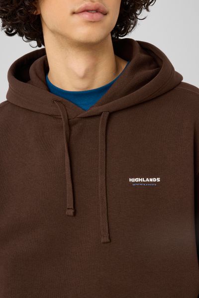 Sweat &agrave; capuche imprim&eacute; devant / dos