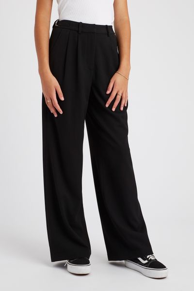 Pantalon tailleur en polyester recycl&eacute;