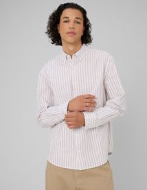 Chemise oxford ray&eacute;e