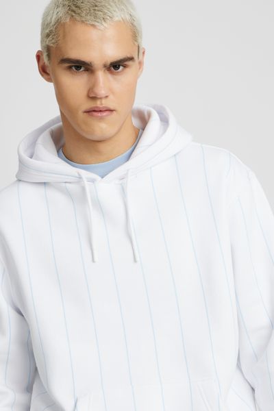 Sweat à capuche rayé