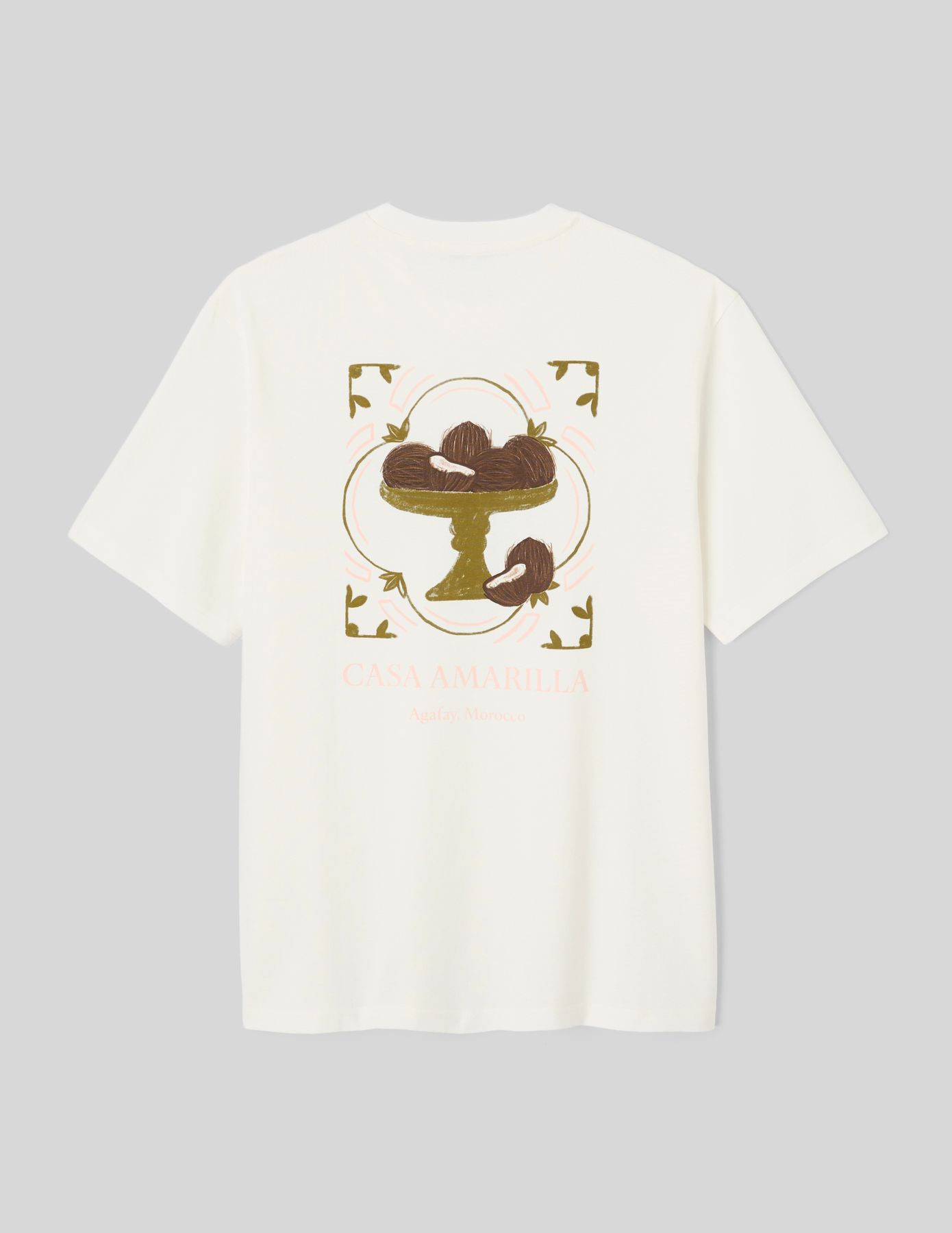 T-shirt imprim&eacute; devant dos