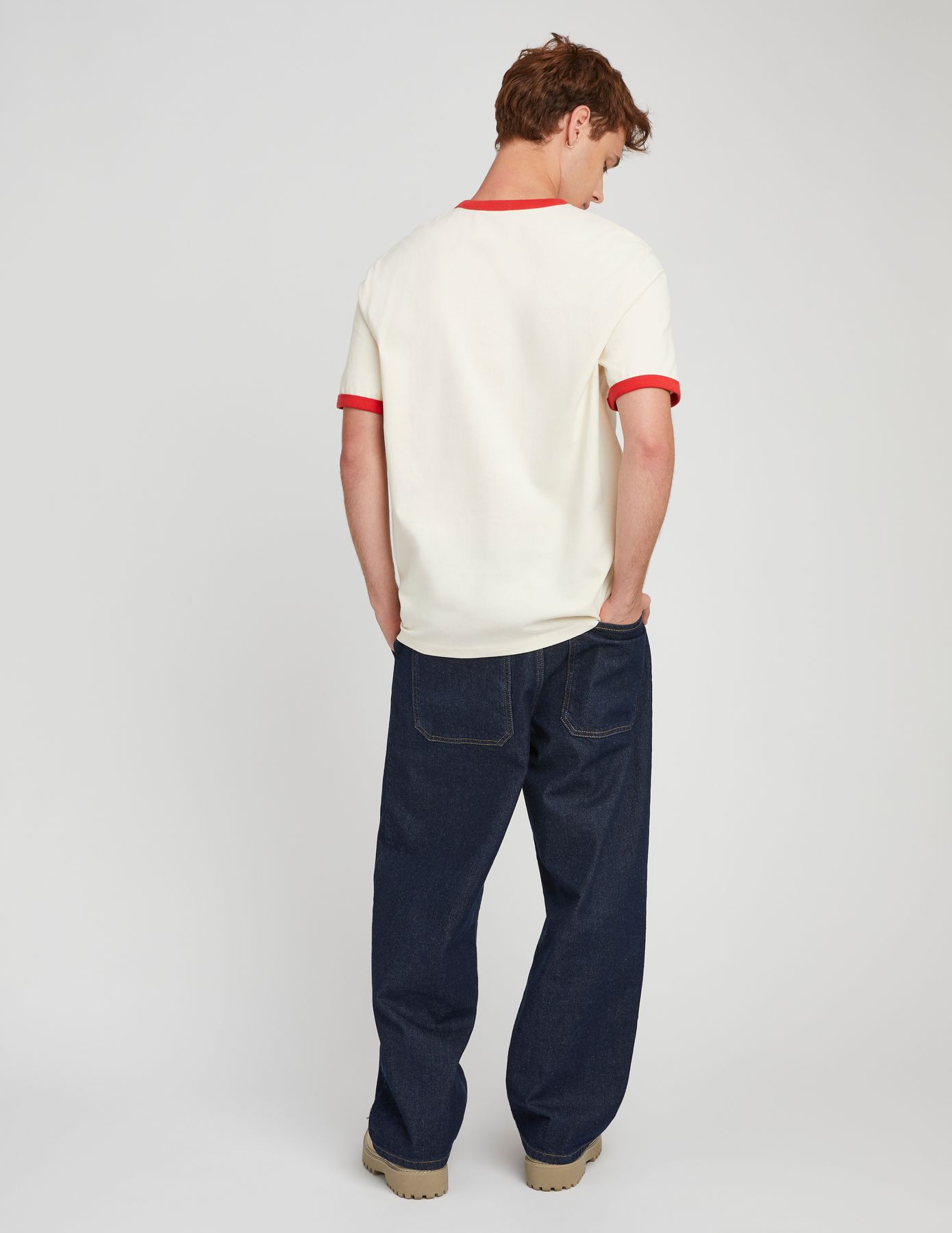 T-shirt contrasté