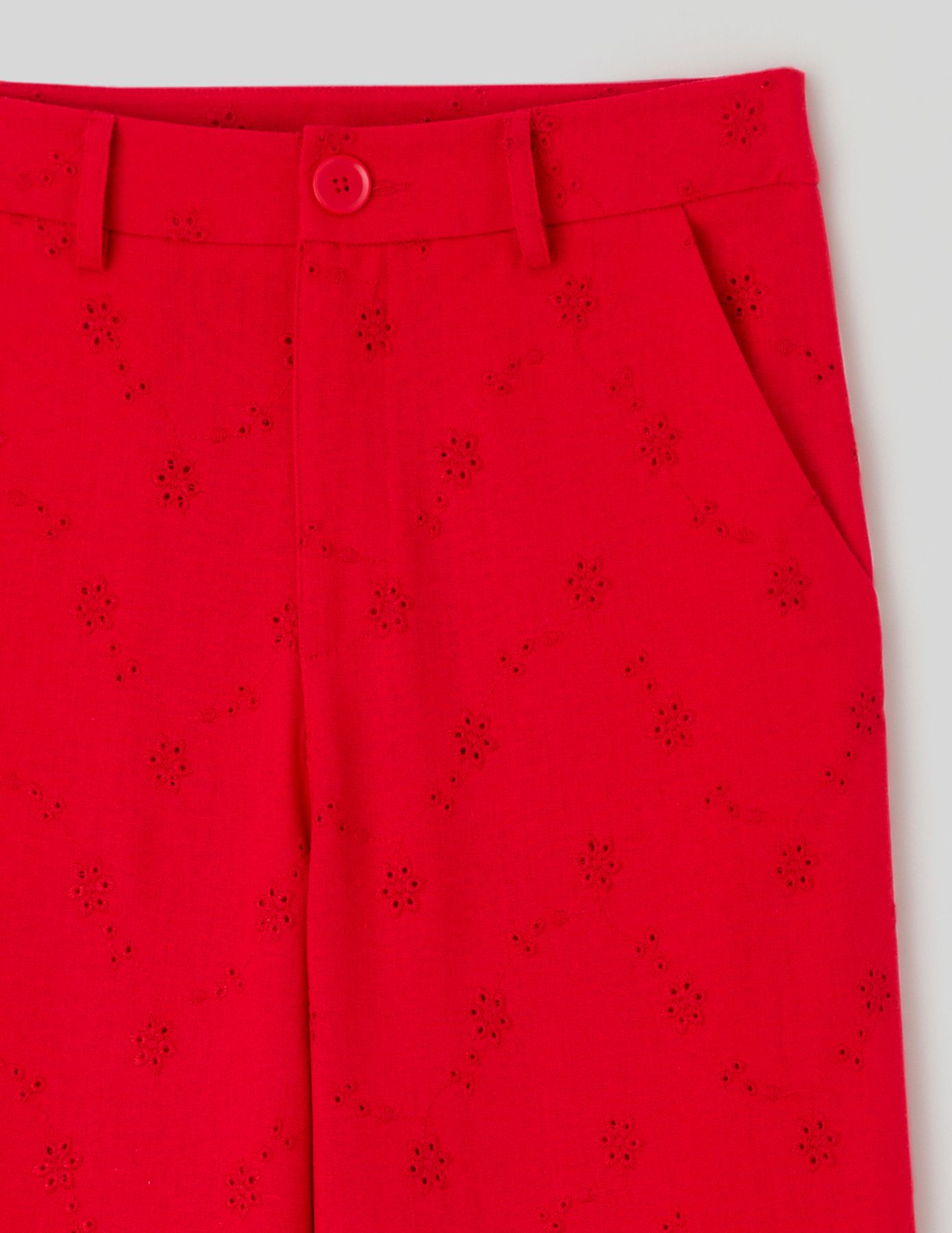 Pantalon broderie anglaise