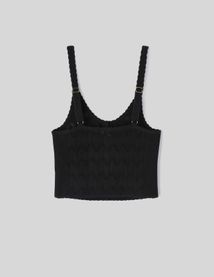 D&eacute;bardeur en crochet ajour&eacute;