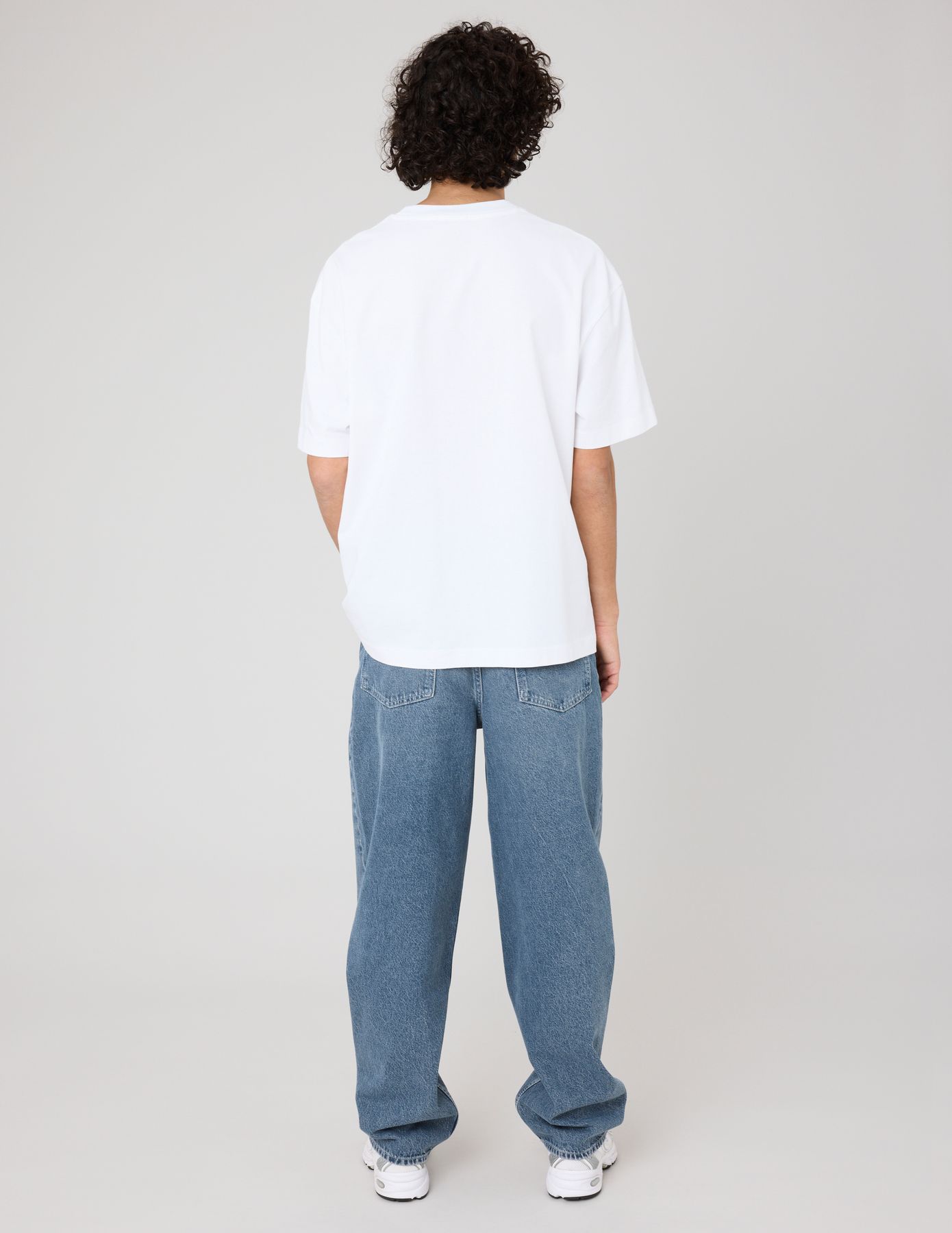 Pantalon jean loose bluegrey