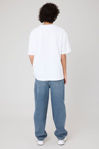 Pantalon jean loose bluegrey