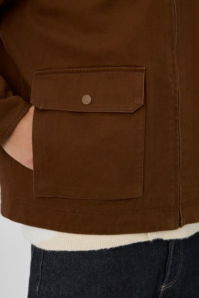 Veste zippée col velours