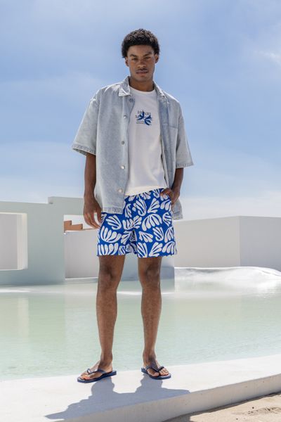 Short de bain imprim&eacute;