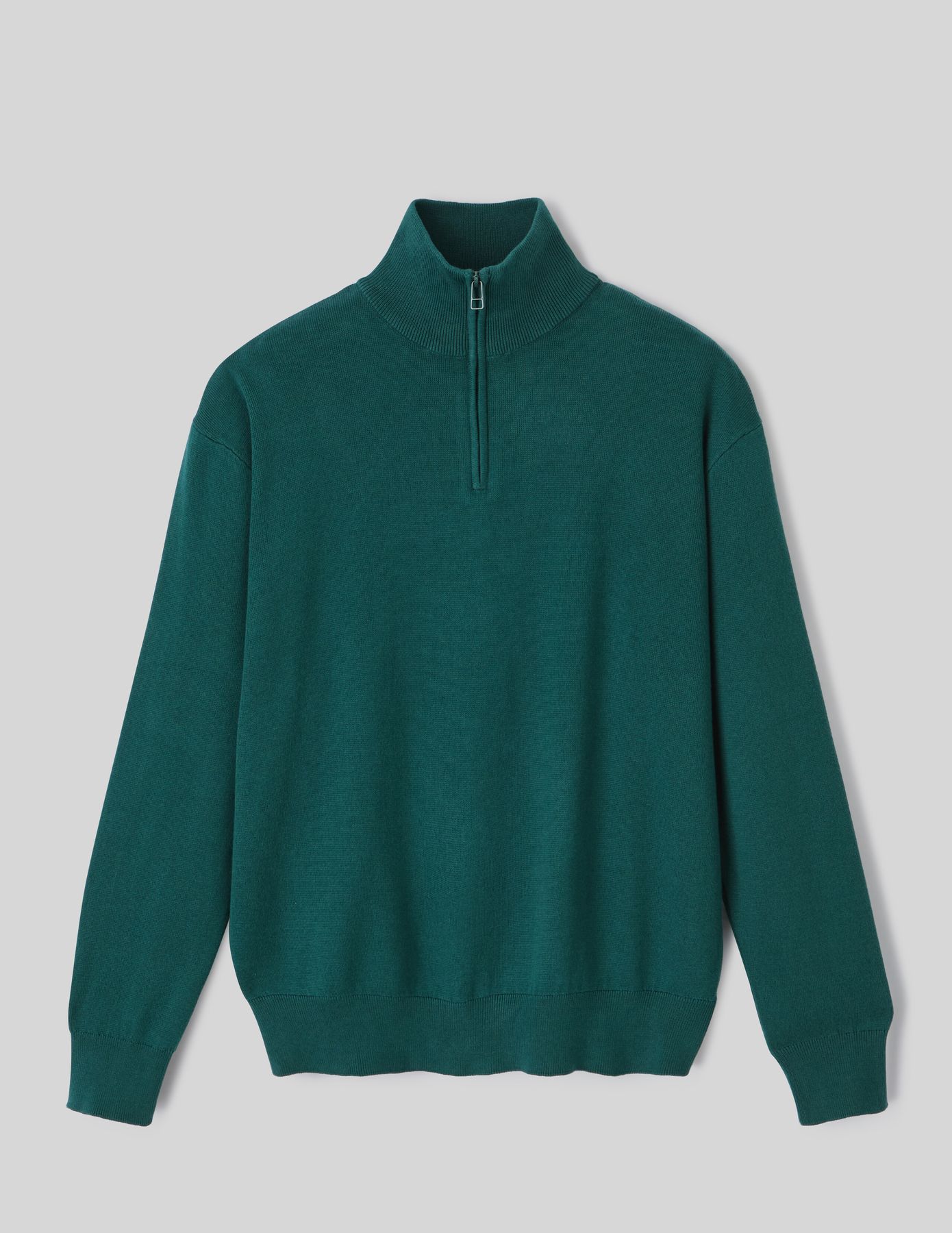Pull col montant zippé