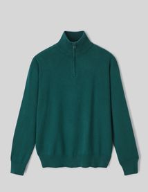 Pull col montant zippé