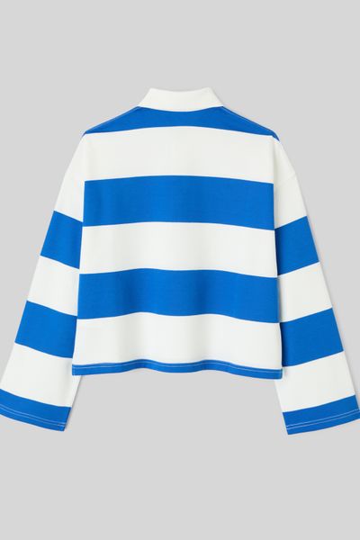 T-shirt col polo ray&eacute;