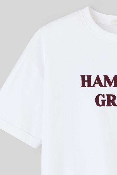T-shirt imprimé flock