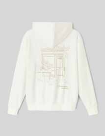 Sweat zippé animation devant/dos