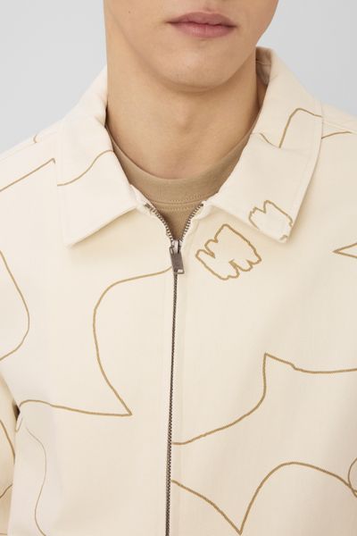 Veste zipp&eacute;e imprim&eacute;e