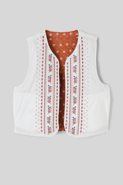 Veste sans manches réversible