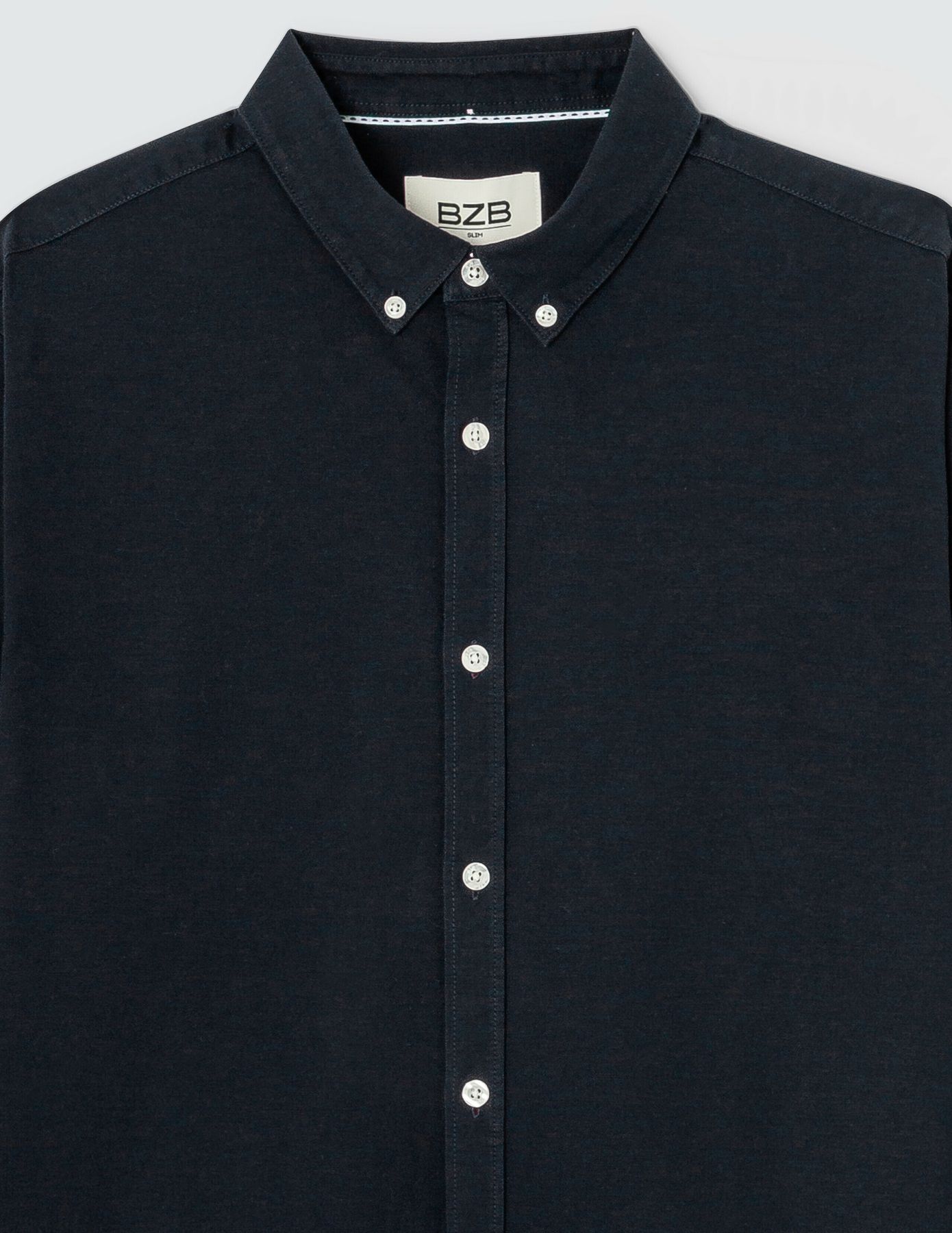 Chemise unie ajustée