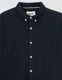 Chemise unie ajustée
