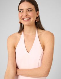 Robe courte dos nu