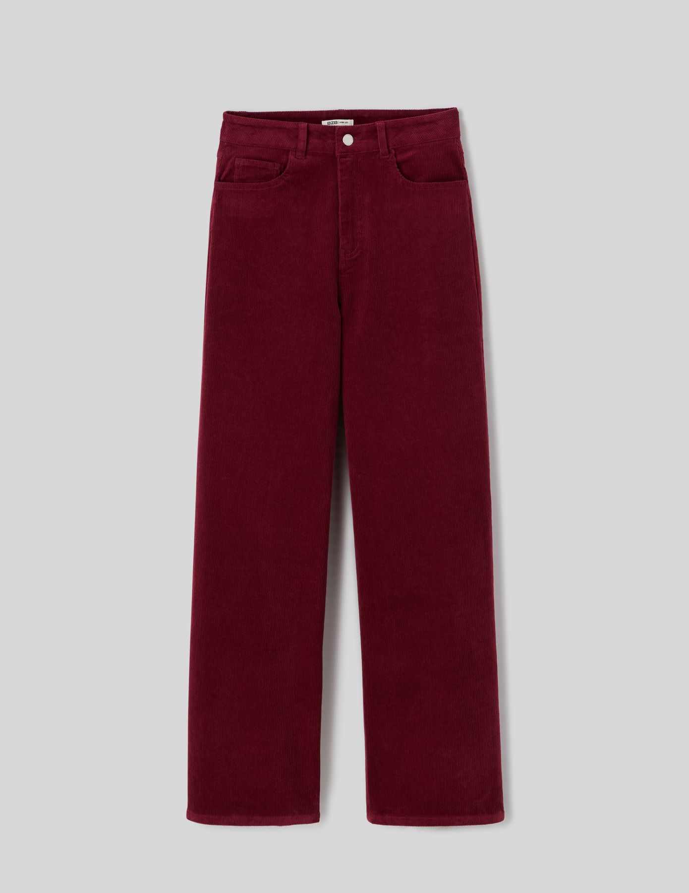 Pantalon wide leg en velours