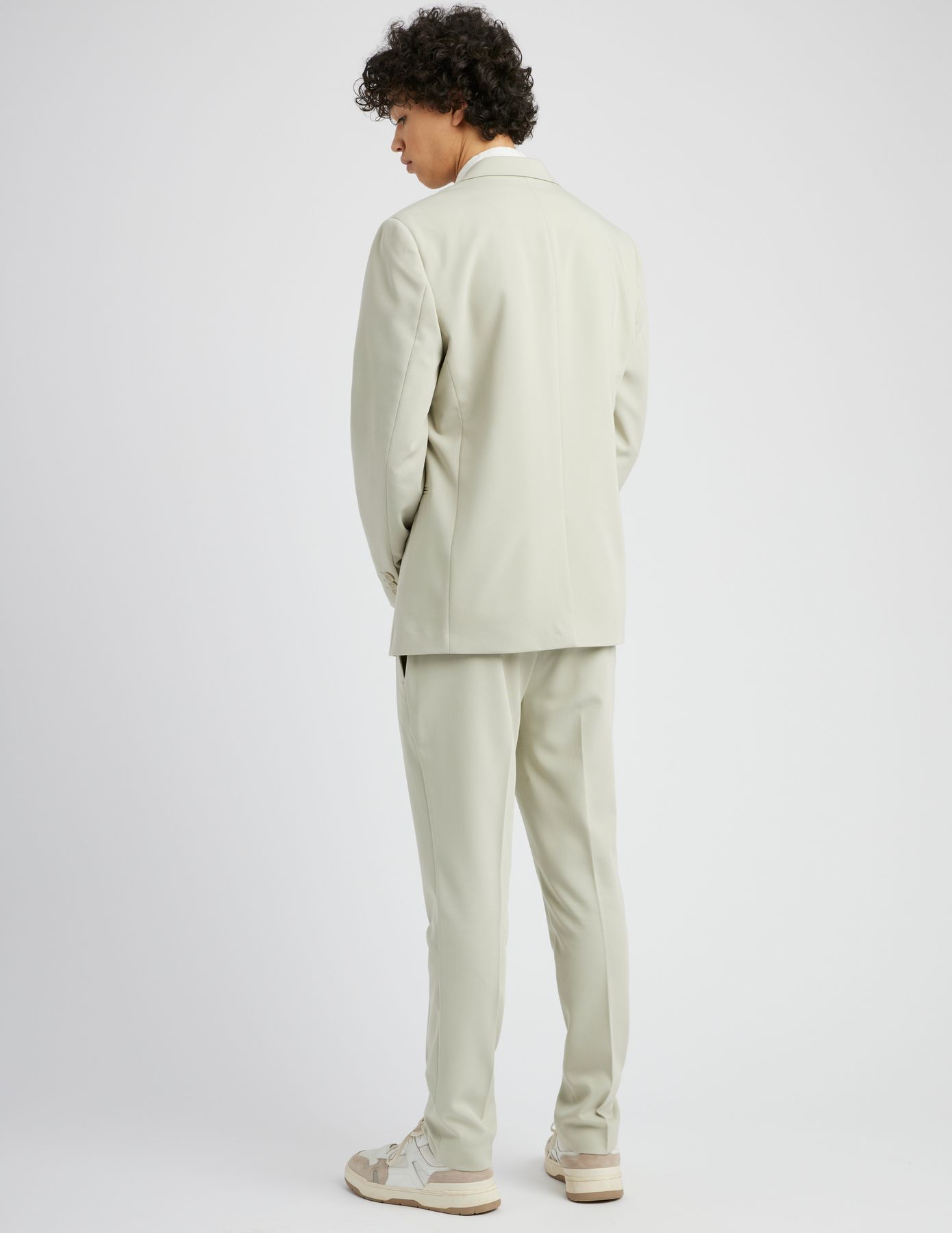Veste de costume coupe droite