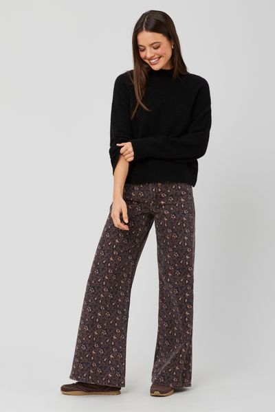 Jean imprimé léopard