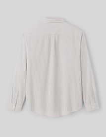 Chemise seersucker rayée