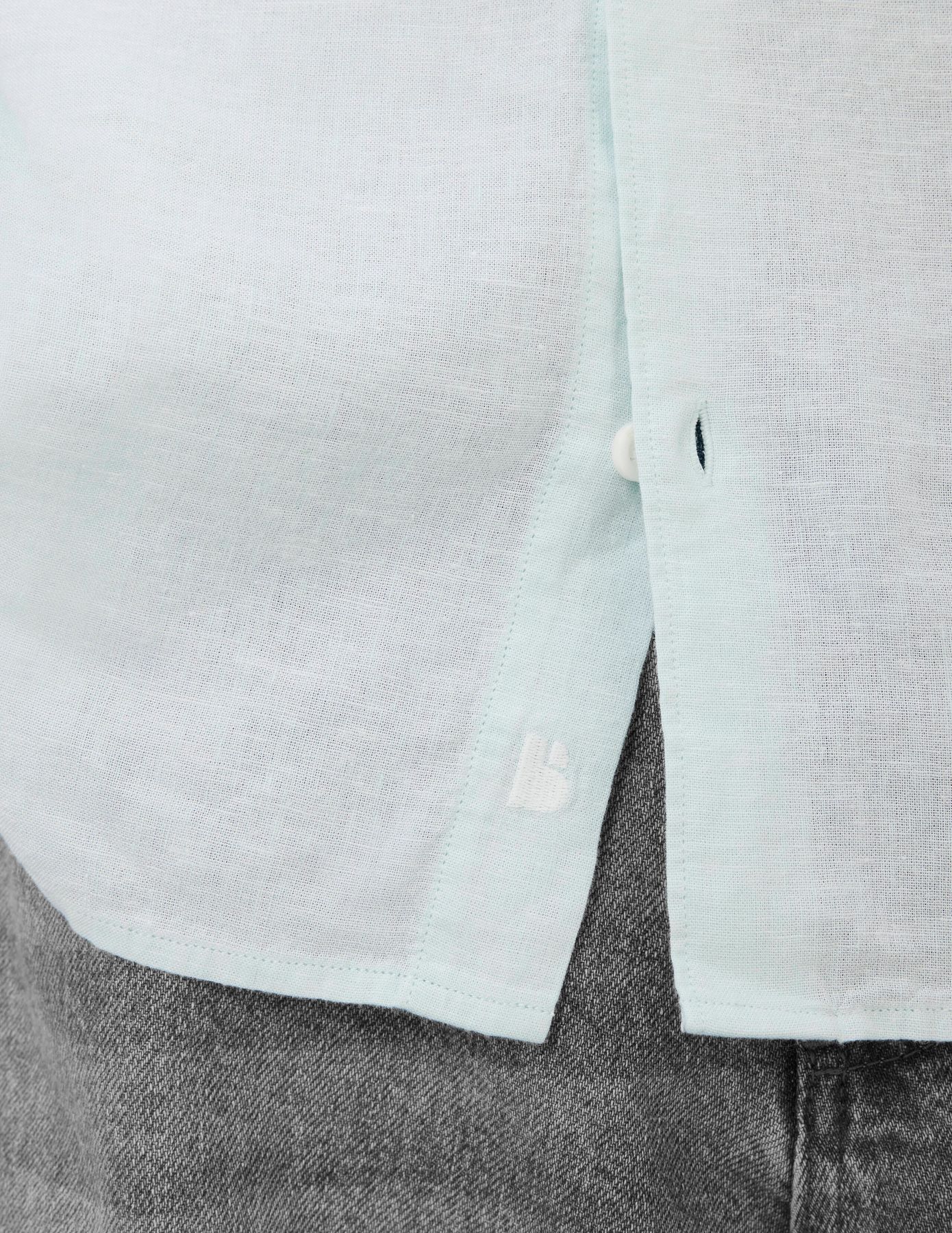 Chemise manches longues viscose lin