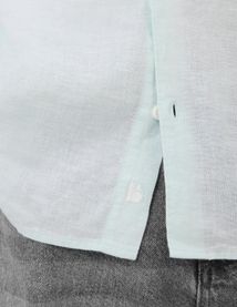 Chemise manches longues viscose lin