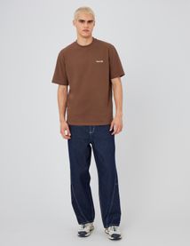 T-shirt gaufré imprimé
