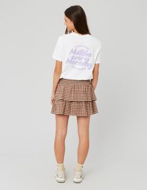 Jupe smocks vichy