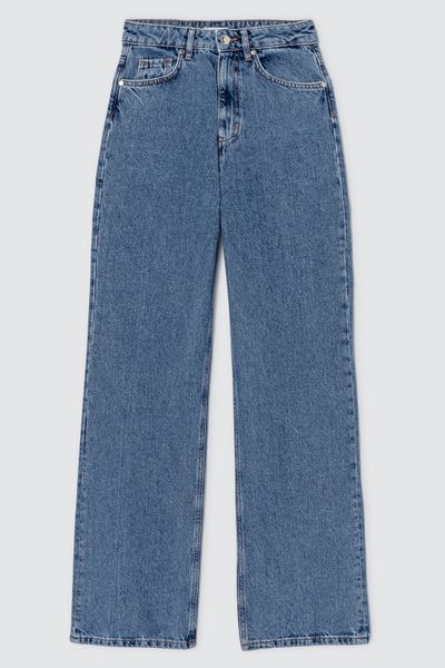 Jean straight taille haute