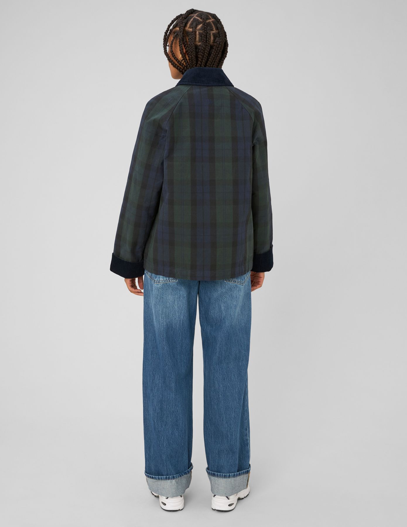 Veste &agrave; carreaux