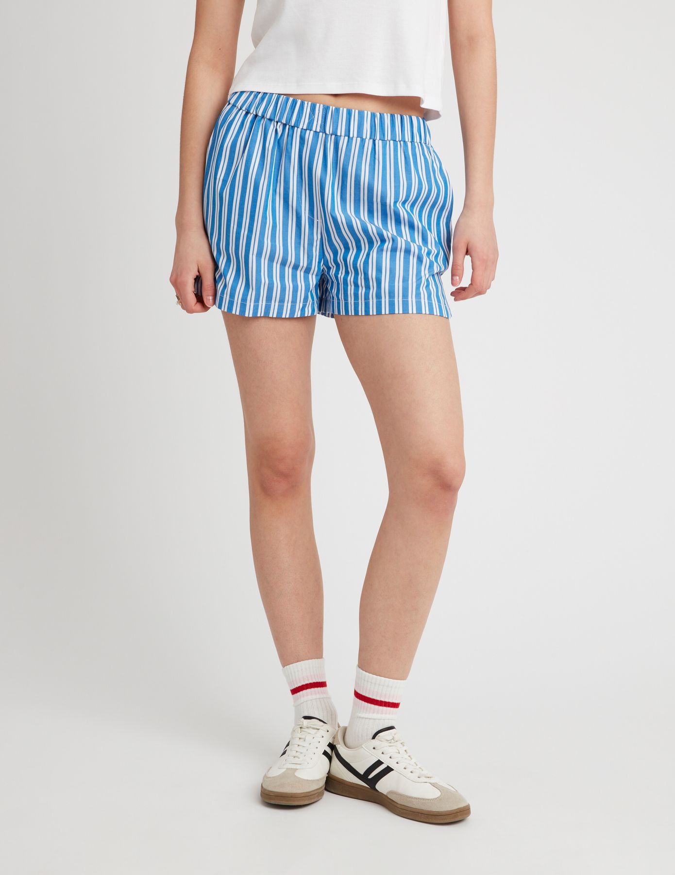 Short rayé