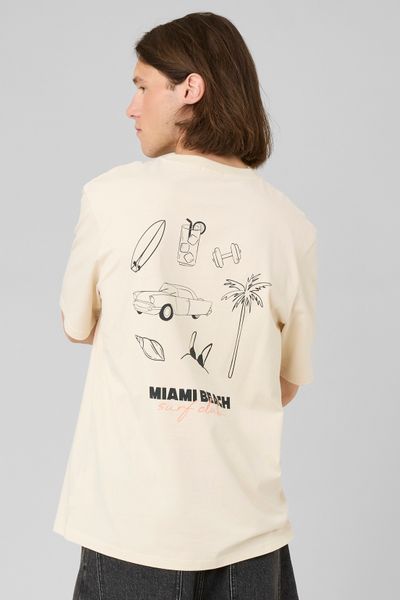 T-shirt imprim&eacute; devant/dos