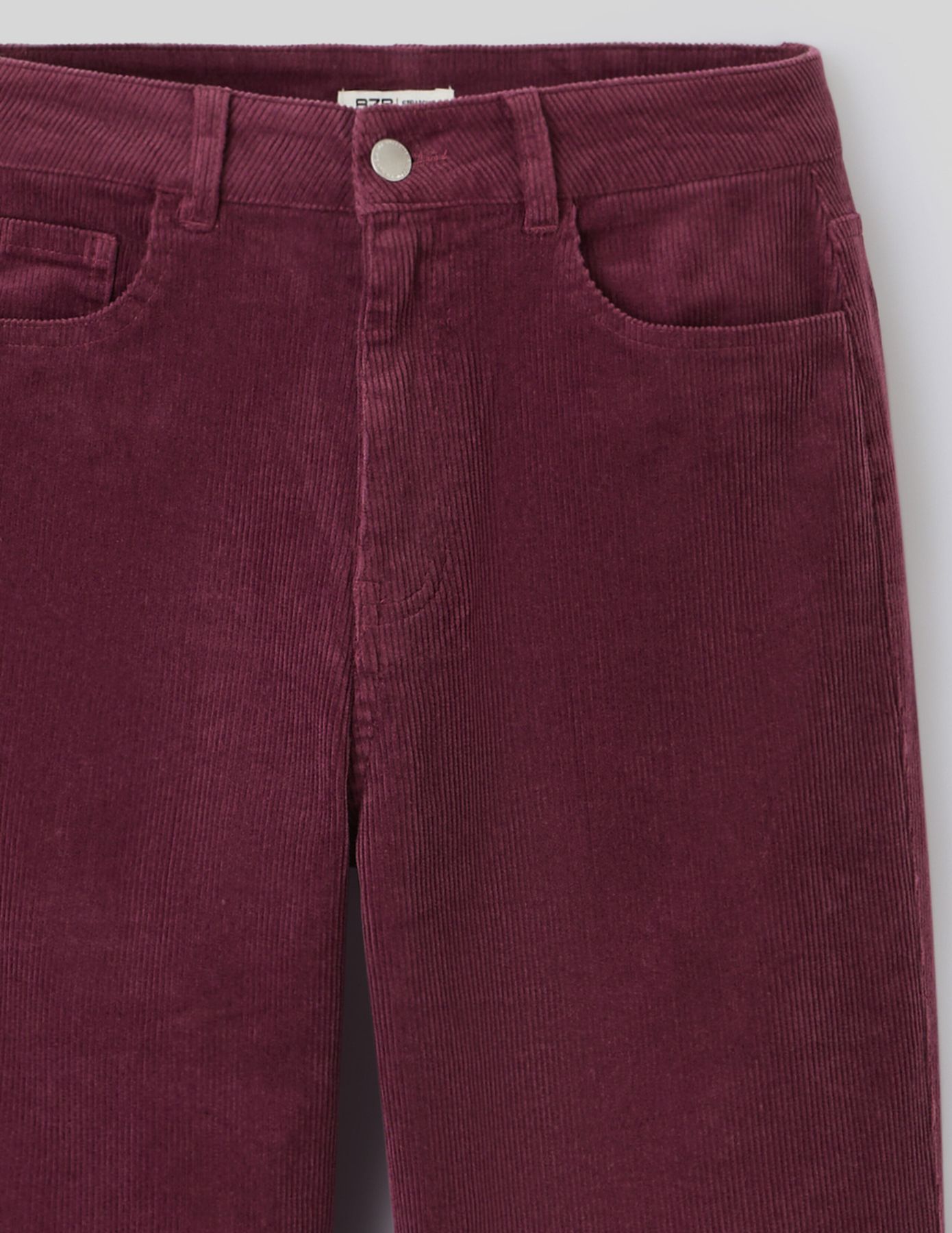 Pantalon straight velours