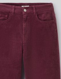 Pantalon straight velours