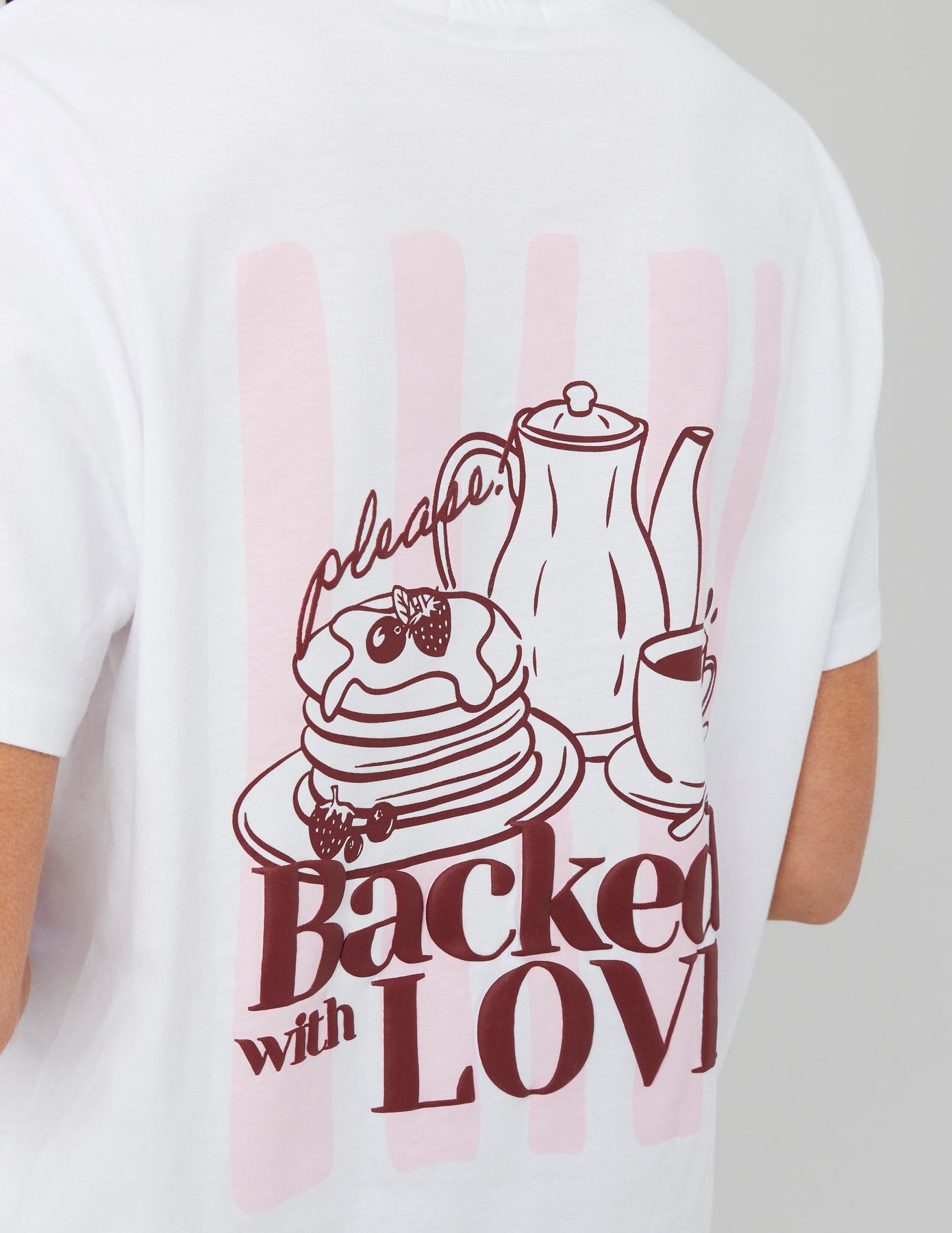 T-shirt imprimé devant/dos