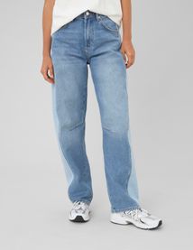 Jean balloon bicolore