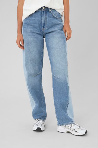 Jean balloon bicolore