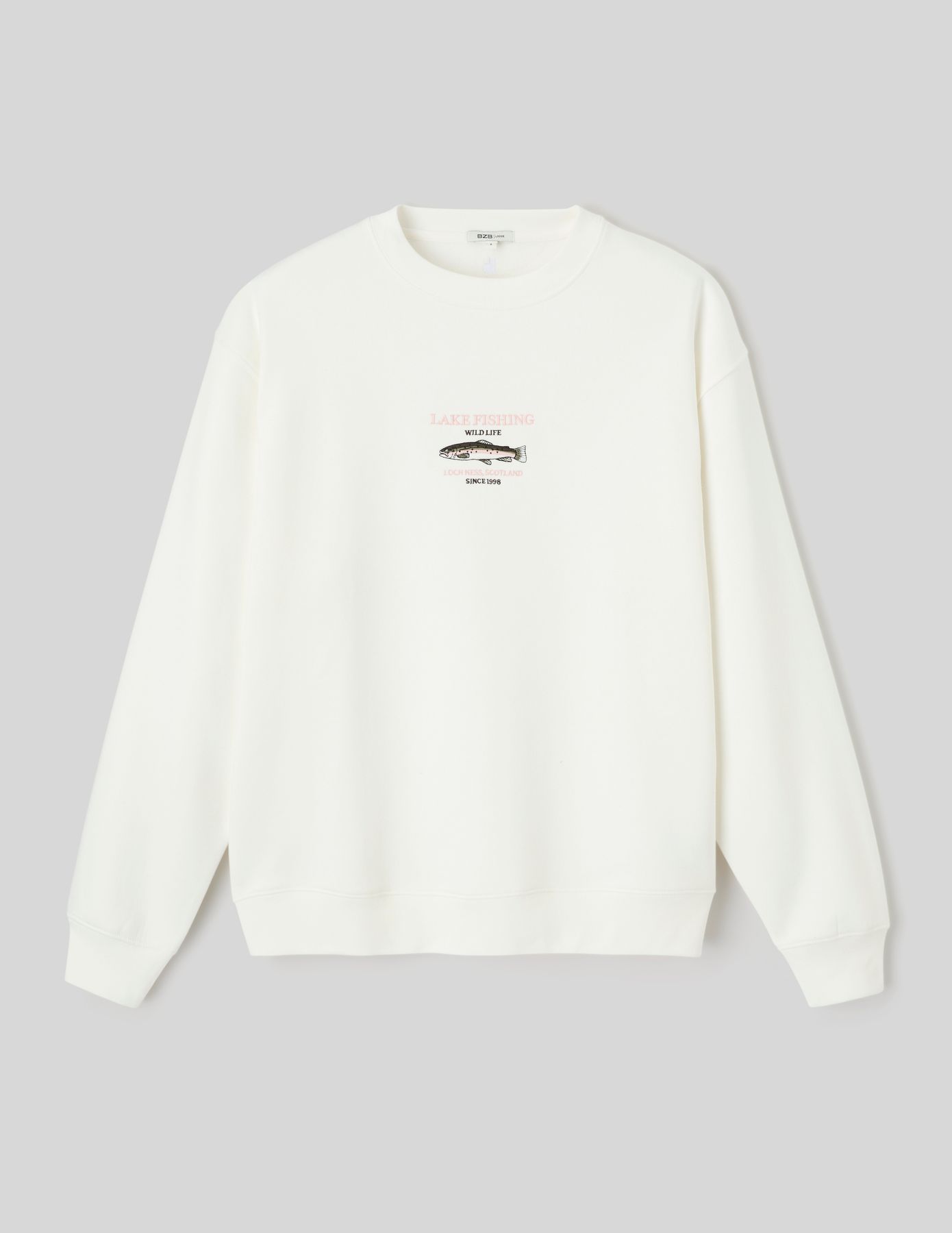 Sweat broderie poitrine