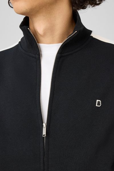 Sweat zipp&eacute; &agrave; bandes