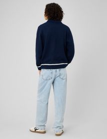 Pull col polo liseret
