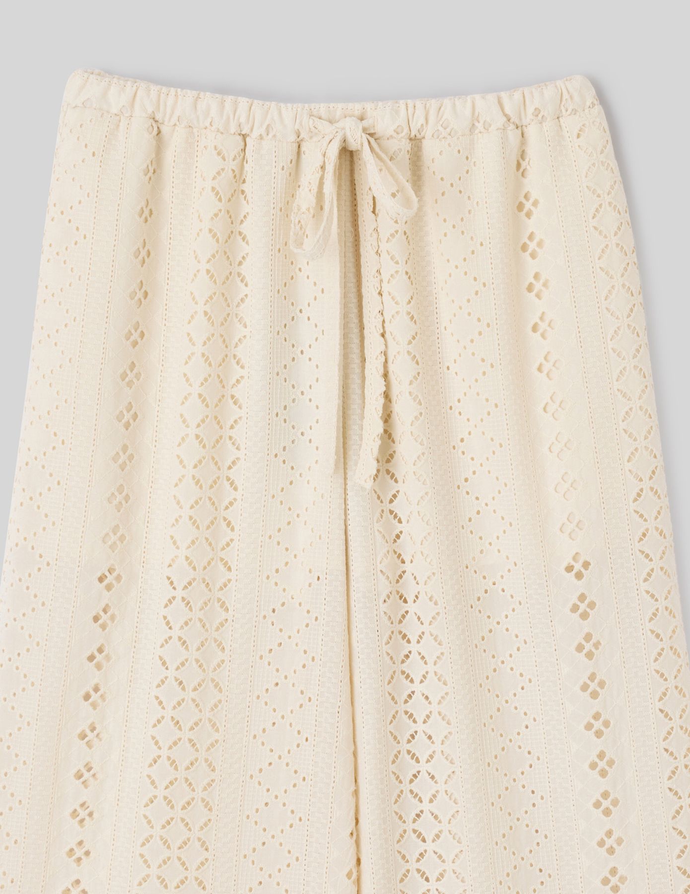 Pantalon broderie anglaise