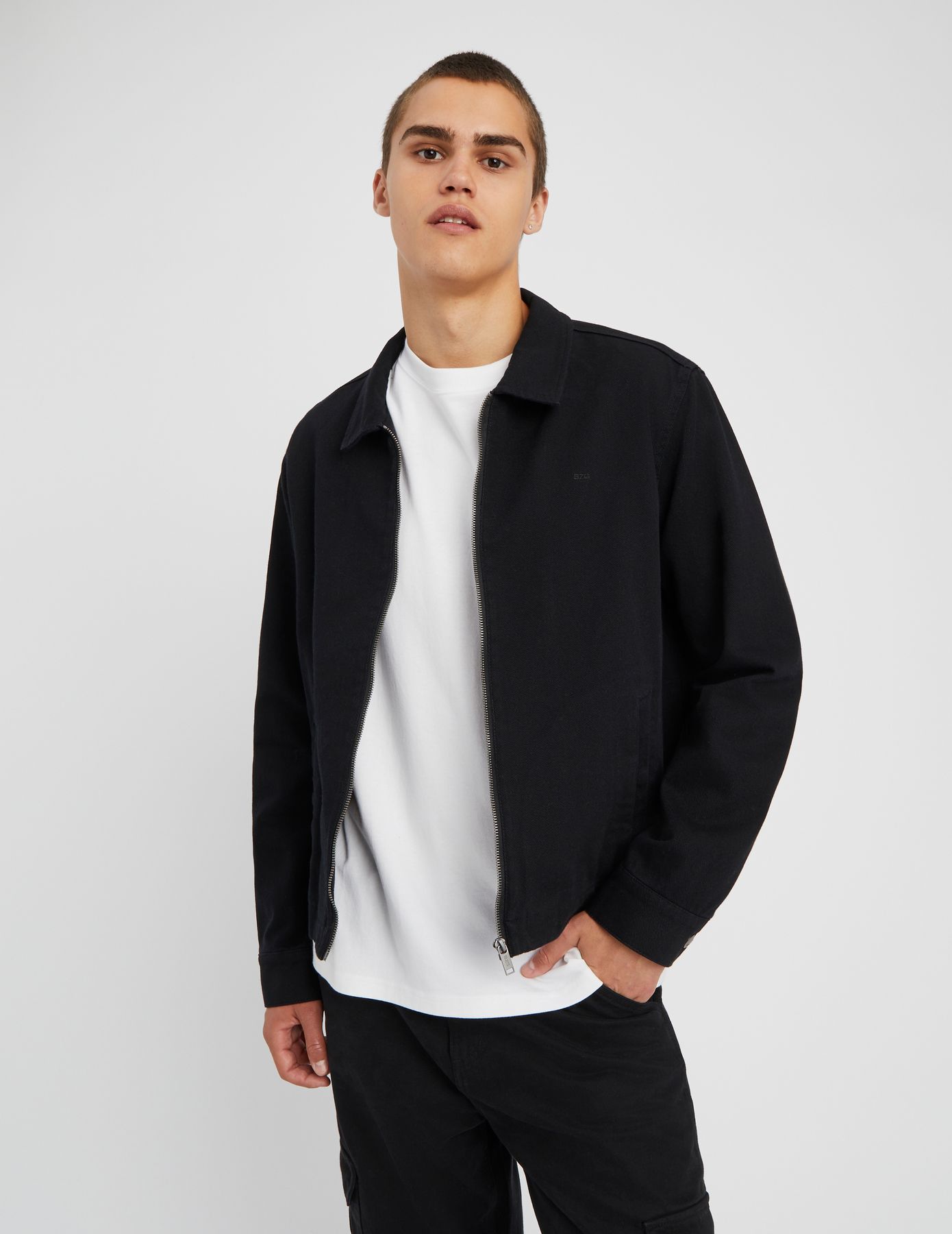Veste zippée uni